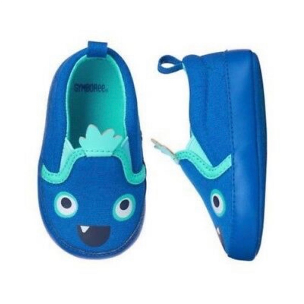 Gymboree Tiny team blue monster shoes size 1